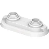 Flamco HRDB 50 für Rohr d=14, 16, 17, 20mm - Flamco Doppelrosette 14-16-17-20/50 Weiß