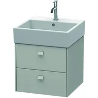 Duravit Brioso Waschtischunterbau BR415200707 484x459mm, Betongrau Matt, 2 Auszüge