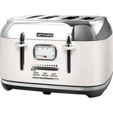 Muse MS-131 SC Toaster mit 4 schlitzen, 1800 w, creme/edelstahl MS131SC