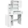 vidaXL Schminktisch mit Schrank Weiß 80x35x132 cm