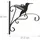 Relaxdays Blumenhaken mit verschiedenen Motiven schwarz