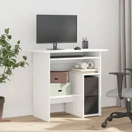 vidaXL Schreibtisch Weiß 80x45x74 cm Holzwerkstoff