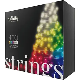 Twinkly STRINGS LED Lichterketten RGB, Weißtöne, Warmweiß