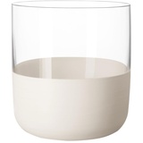 Villeroy & Boch Manufacture Rock blanc Shot Glas Set, 4tlg. Gläserset für Schnaps und Liköre, 40 ml, Kristallglas, mattweiße Schieferoptik