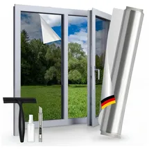 bundviel Einwegspiegel-fensterfolie, Sonnenschutz, Anti-uv Und Anti-hitze, Anti-sichtschutz, 44,5 X 200 Cm