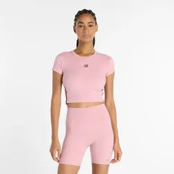 New Balance Trainingsshirt »Harmony Fitted T-Shirt« New Balance pink taffy XXL