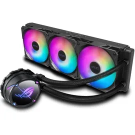Asus ROG STRIX LC II 360 ARGB All-in-One Flüssig-CPU-Wasserkühlung (Aura Sync, drei adressierbare ROG 120mm RGB-Lüfter),