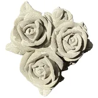 ZGM Betonfigur ROSENBOUQUET - handgefertigte Dekoration für Garten und