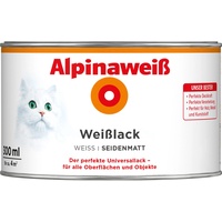 Weißlack 300 ml alpinaweiß seidenmatt