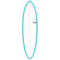 Torq Pinlines Funboard 6.8, Surfboard Blau Pinline
