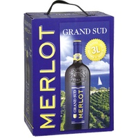 Grand Sud Merlot Rotwein trocken Bag in Box 3 l