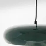 Kare Hängeleuchte Lia, Petrol Ø38cm
