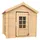 TIMBELA Spielhaus M570R-1 Rot/Natur