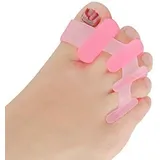 Uteruik Zehenspreizer Hallux Valgus Pro Ballenzehen Korrektur – Original Gel-Zehenspreizer für Herren und Damen, 1 Paar Rose