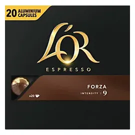 L'OR Forza Kaffeekapseln 20 Stück à 5.2 g