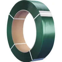 Kaiserkraft PET Kst.-Band grün 13x0,6 mm, Rolle a 2500
