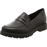 Rieker Slipper Schwarz, Schwarz, Gr. 38