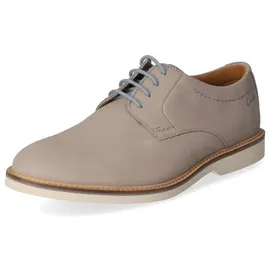 CLARKS Herren Atticus Ltlace Oxford, Grau Nubuk, 42.5 EU