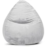 Sitting Point Sitzsack Beanbag Softy XXL Stoff Grau