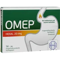 Hexal Omep 20 mg magensaftresistente Hartkapseln 14 St.