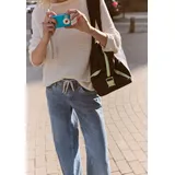 street one studio Mid Waist Wide Leg Jeans im Loose Fit Light Blue wash 30 - 30W / 30L