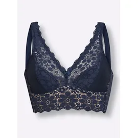 MISS MARY Bügelloser BH E 75 Blau