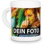 Espresso-Tasse selbst individuell gestalten/Personalisierbar mit eigenem Foto Bedrucken/Fototasse/Motivtasse/Werbetasse/Firmentasse mit Logo/Espresso Tasse