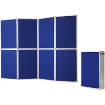 Magnetoplan Präsentationswand 244 x 181 cm Blau