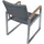 Garden Pleasure Stuhl Ava Gartenstuhl 56 x 66 x 84 cm grau/hellbraun 2 St.