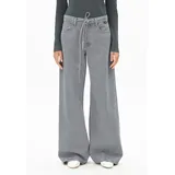 ARMEDANGELS ASTRAEAAS WIDE LEG JEANS | TENCELTM Lyocell-Mix Non Stretch - grau (31-30)