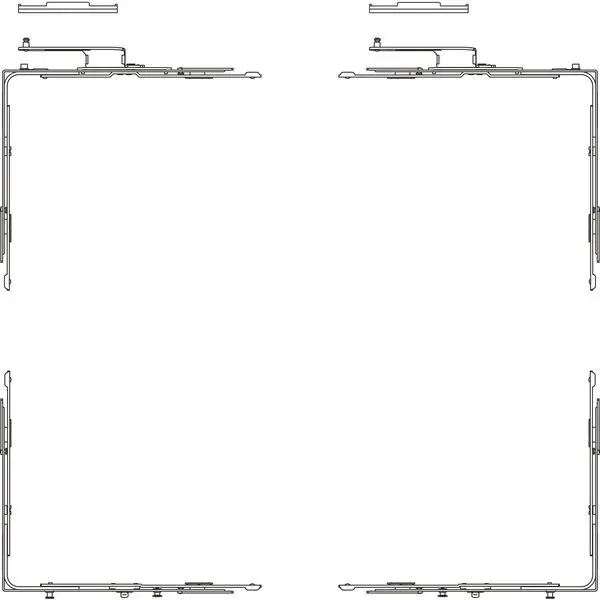 HAUTAU ATRIUM HKS 180/150 Z/E Grundkarton Eckumlenkung Stulp Versatz 9 mm - links