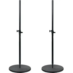 Pronomic Lautsprecherstativ 150cm mit Rundsockel 2x Set