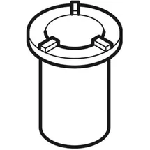 Geberit Tauchrohr mit Dichtung 252000001 rund