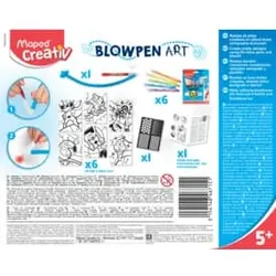 MAPED Puste-Stifte12tlg. sortiert 846715 Blow Pen Pop Art