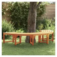 vidaXL Baumbank 160 x 80 x 45 cm Braun