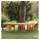 vidaXL Baumbank 160 x 80 x 45 cm Braun