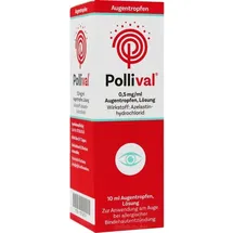 URSAPHARM Arzneimittel Pollival 0,5 mg/ml Augentropfen Lösung
