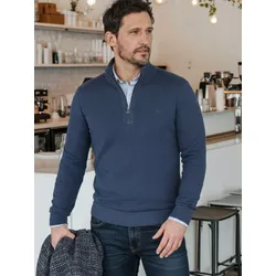 Herren Stricktroyer in lebendiger Optik - Classic Navy - S