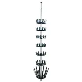 Hti-Living HTI living Teleskop Schuhregal mit Stiefelhalter Schuhkarussell Teleskopregal für 30 Paar Schuhe