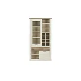 Forte Vitrine ¦ weiß ¦ Maße (cm): B: H: T: 43.3