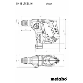 Metabo BH 18 LTX BL 16 ohne Akku 600324850