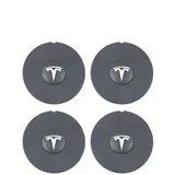 LyTTuu 4 Stück Auto Radnabenkappen für Tesla Model 3 2024 Radmittenabdeckung Nabenmittelkappe Felgendeckel Felgenkappen Radnabenabdeckung Radnaben,B