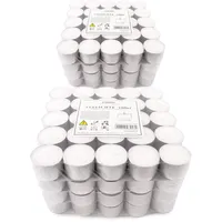 Pajoma Teelichter 8 Stunden Brenndauer - 200 Stück Rundes Aluminium Unparfümiert und Leicht Wiederanzünden Teelichte - Small Tea Lights - Leise und Gleichmäßig Brennende Kleine Teelichter