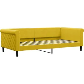 vidaXL Tagesbett Gelb 100x200 cm Samt