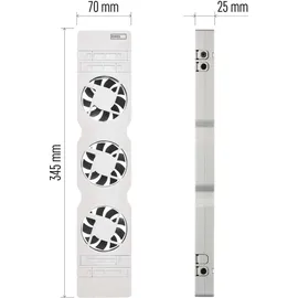 EMOS Heizung-Ventilator MONO Heizgebläse Luftdurchfluss 36 m3/h