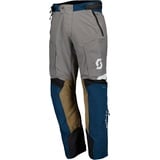 Scott Dualraid Dryo, Textilhose wasserdicht - Dunkelblau/Grau/Braun - L