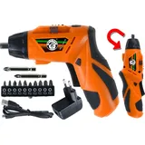 Corvus A600679 - Kids-at-Work, Akku-Schrauber mit 10+2 Bits und USB-Ladestation