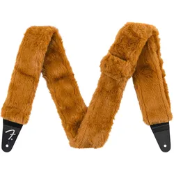 Fender Poodle Plush Strap BRN - Gitarrengurt