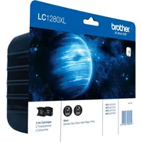 Brother LC-1280XLBK schwarz 2er Pack