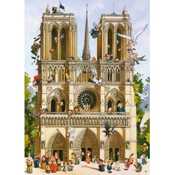 HEYE Puzzle Vive Notre Dame!, Loup, 1000 Puzzleteile, Made in Germany bunt